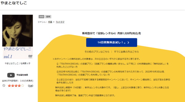 やまとなでしこTSUTAYA